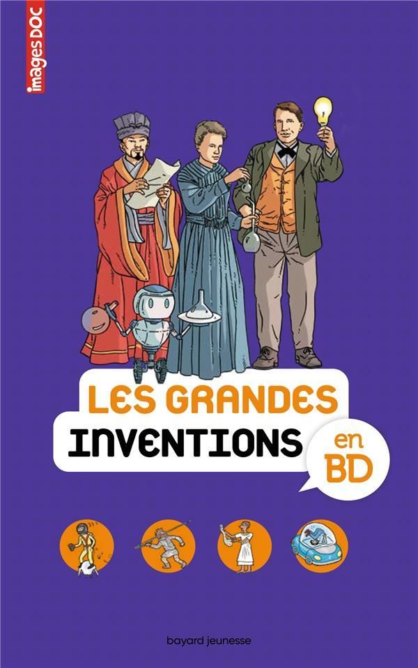 Couverture de l'album Les grandes inventions en BD