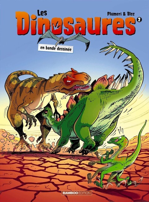 Couverture de l'album Les Dinosaures en BD Tome 2