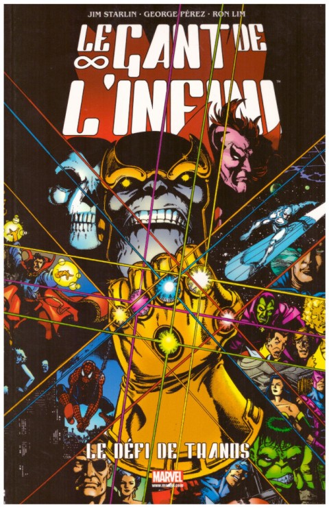 Marvel Gold Tome 1 Le gant de l'infini - Le défi de Thanos