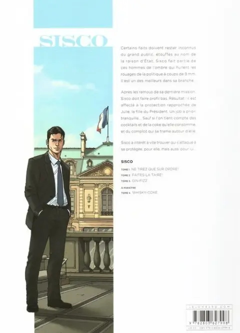 Verso de l'album Sisco Tome 3 Gin-Fizz
