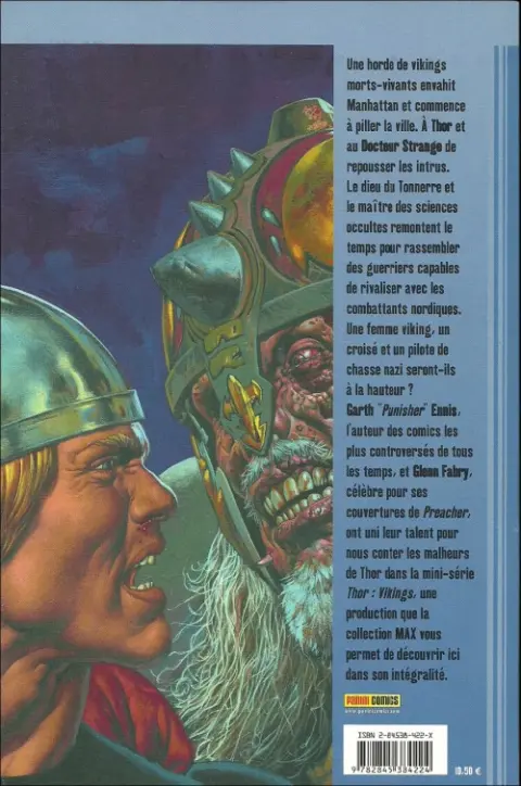 Verso de l'album Thor : Vikings Rendez-vous au Valhalla