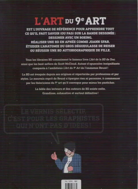 Verso de l'album L'Art du 9e art