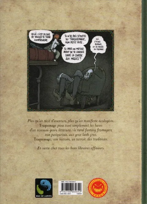 Verso de l'album Traquemage Tome 1 Le serment des Pécadous