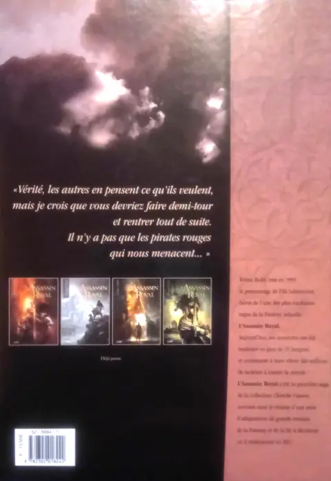 Verso de l'album L'Assassin Royal Tome 5 Complot
