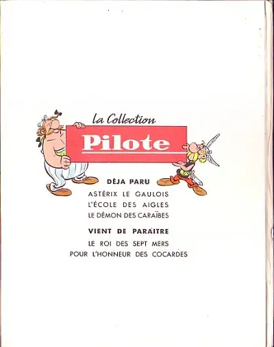 Verso de l'album Astérix Tome 2 La serpe d'or