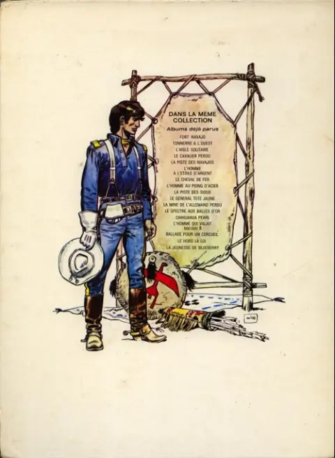 Verso de l'album Blueberry Tome 5 La piste des Navajos