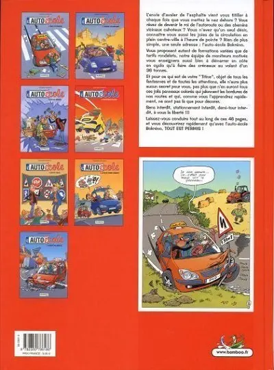 Verso de l'album L'Auto école Tome 7 Priorité maladroite
