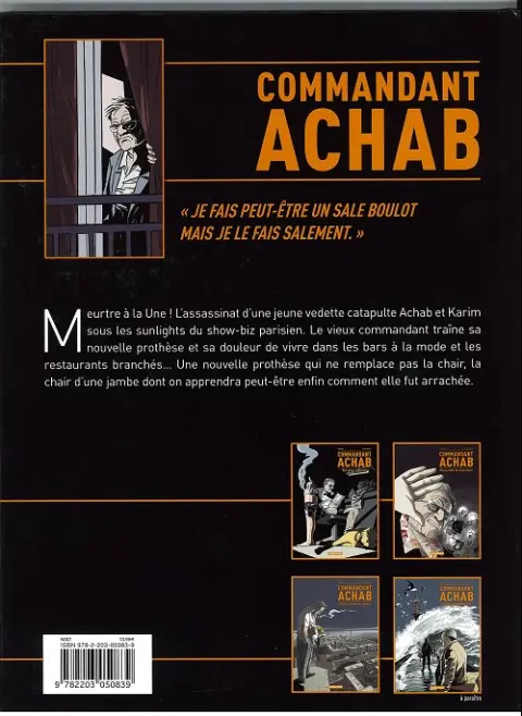 Verso de l'album Commandant Achab Tome 2 Ma jambe de plastique