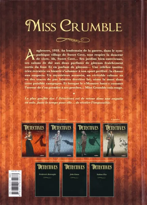 Verso de l'album Détectives Tome 1 Miss Crumble - Le Monstre botté
