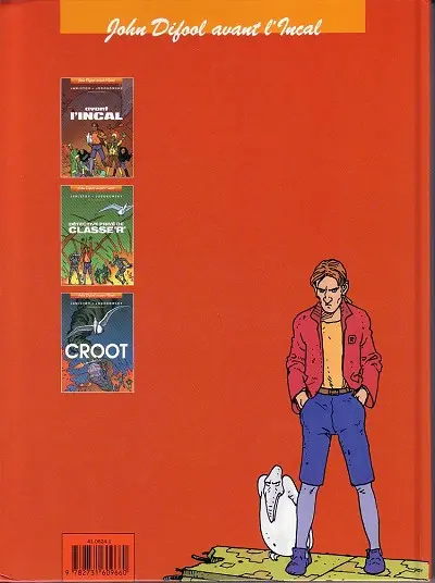 Verso de l'album Avant l'Incal Tome 1