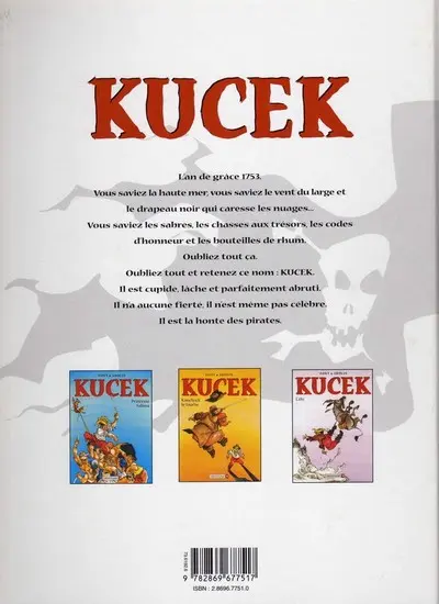 Verso de l'album Kucek Tome 1 Princesse Salima