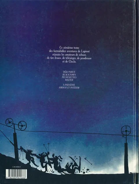 Verso de l'album Les formidables aventures de Lapinot Tome 0 Slaloms
