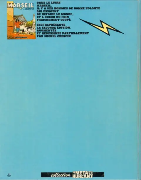 Verso de l'album Marseil