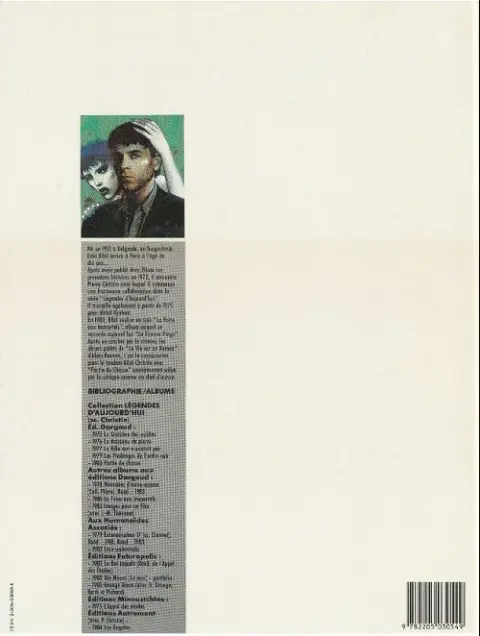 Verso de l'album Nikopol Tome 2 La Femme Piège