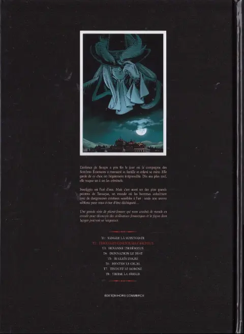 Verso de l'album Sangre Tome 2 Fesolggio l'inexorable fâcheux