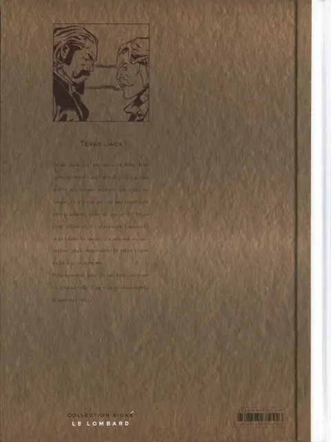Verso de l'album Texas Jack
