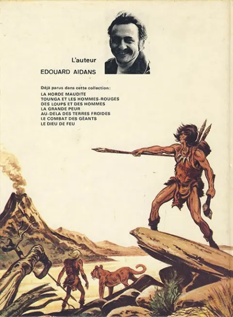 Verso de l'album Tounga Tome 6 Le combat des géants