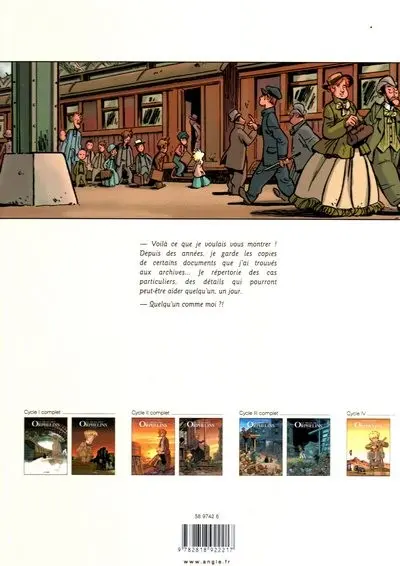 Verso de l'album Le Train des Orphelins Tome 2 Harvey
