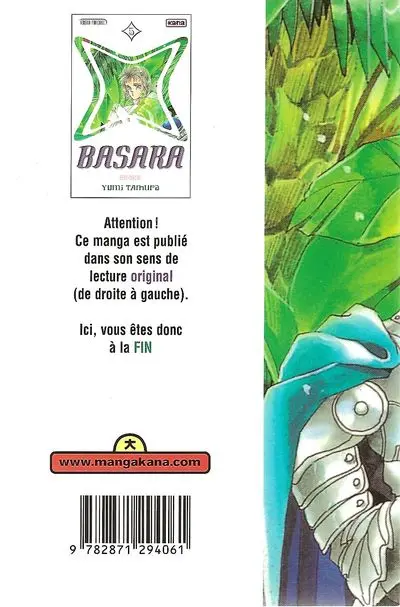 Verso de l'album Basara 5