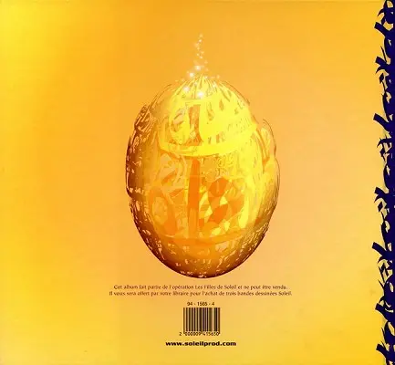Verso de l'album Les Filles de Soleil N° 12