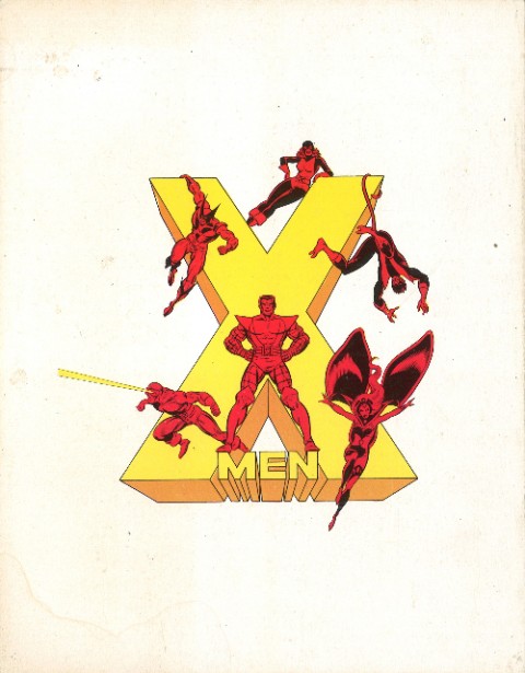 Verso de l'album Super X-Men N° 2