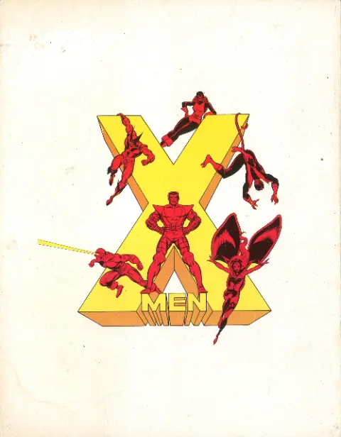 Verso de l'album Super X-Men N° 2
