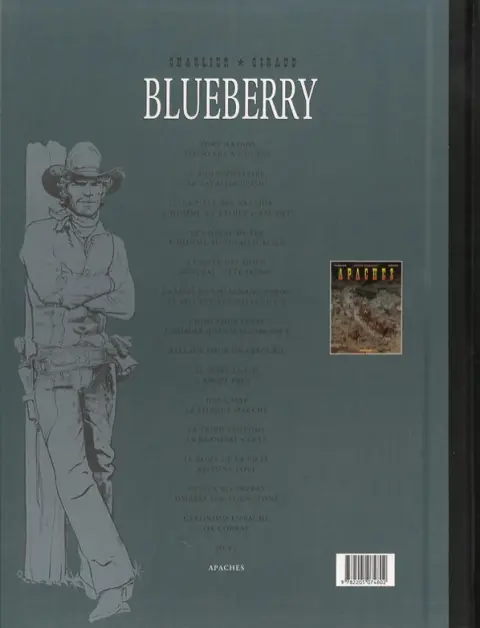 Verso de l'album Blueberry Intégrale Le Soir - Édition de 2015 Volume 16