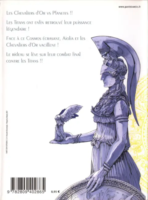 Verso de l'album Saint Seiya Épisode G 12