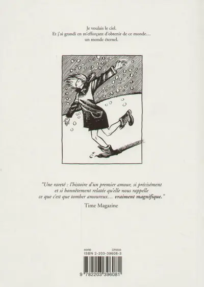 Verso de l'album Blankets Manteau de neige