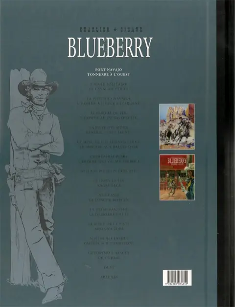 Verso de l'album Blueberry Intégrale Le Soir - Édition de 2015 Volume 1