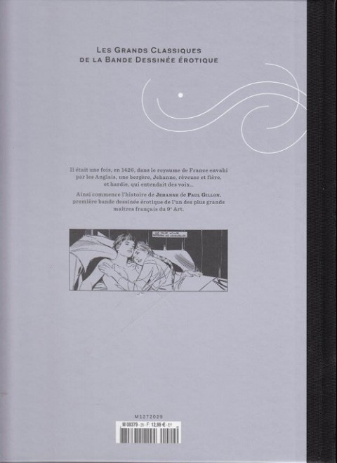 Verso de l'album Les Grands Classiques de la Bande Dessinée Érotique - La Collection Tome 29 Jehanne la pucelle