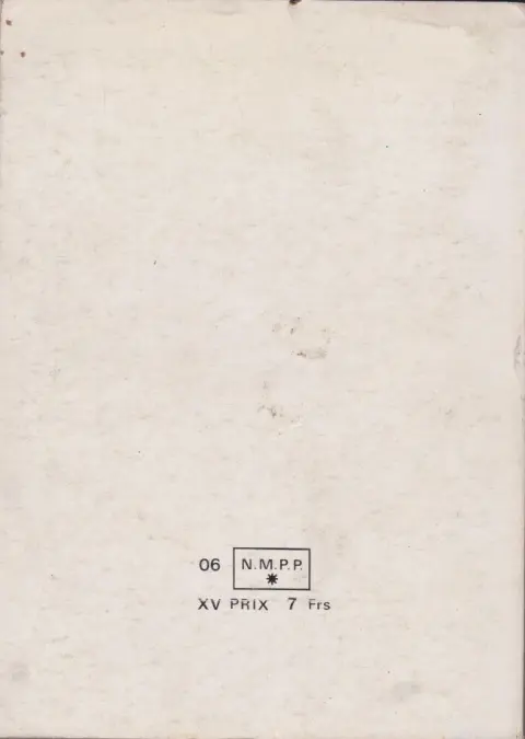 Verso de l'album Strange Album N° 34