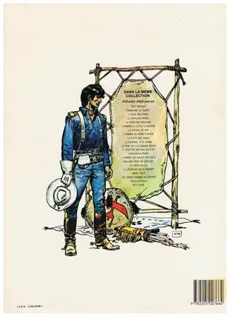 Verso de l'album Blueberry Tome 15 Ballade pour un cercueil