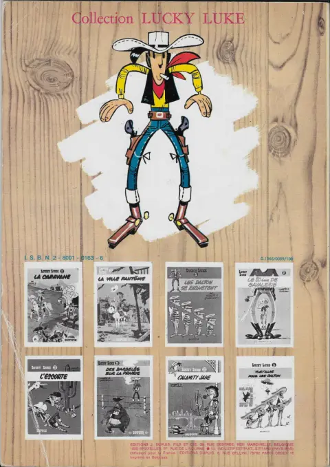 Verso de l'album Lucky Luke Tome 24 La caravane