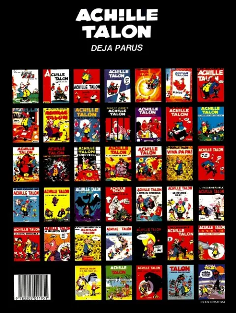 Verso de l'album Achille Talon Tome 20 Viva Papa!