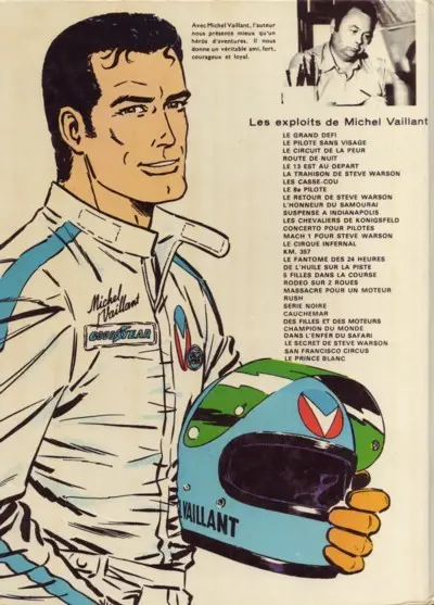Verso de l'album Michel Vaillant Tome 22 Rush