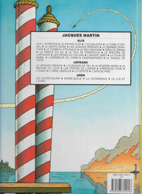 Verso de l'album Lefranc Tome 3 Le mystère Borg