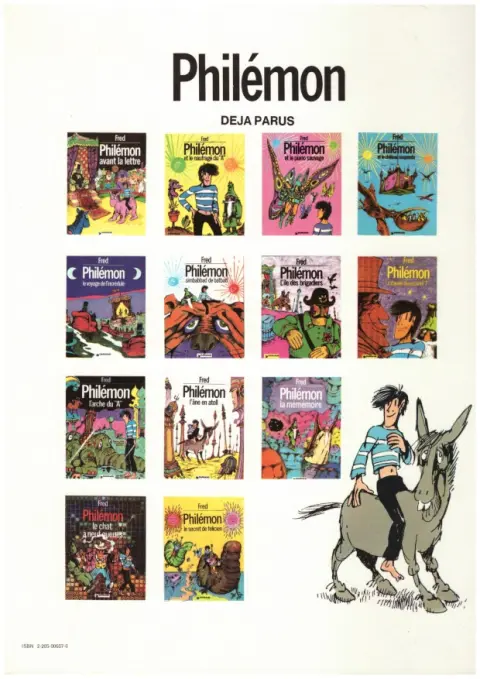 Verso de l'album Philémon Tome 2 Philémon et le piano sauvage