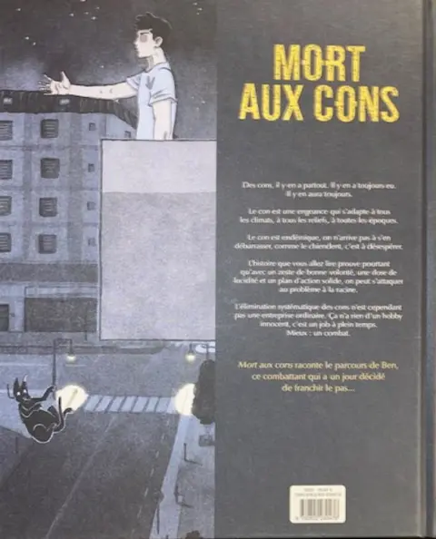 Verso de l'album Mort aux Cons
