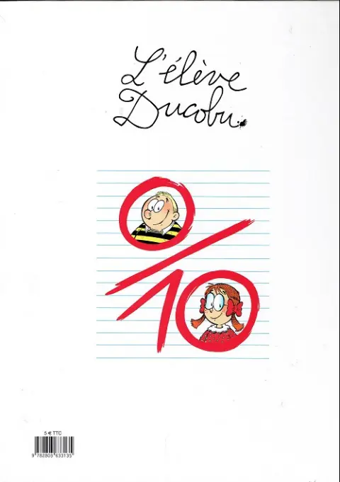 Verso de l'album L'Élève Ducobu Tome 11 Peut mieux faire!
