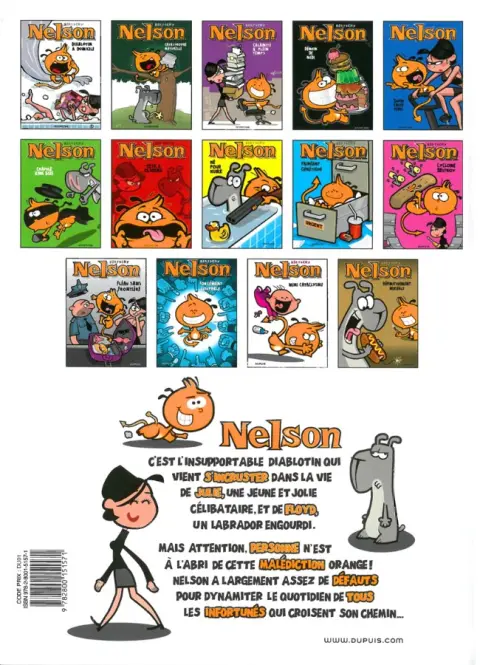 Verso de l'album Nelson Tome 13 Mini cataclysme