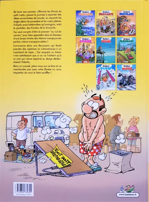 Verso de l'album Les Fondus Tome 2 Les Fondus de la brocante