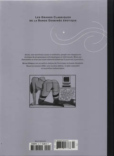 Verso de l'album Les Grands Classiques de la Bande Dessinée Érotique - La Collection Tome 102 Anita - Tome 3