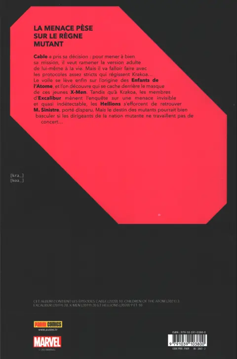 Verso de l'album Reign of X Volume 8