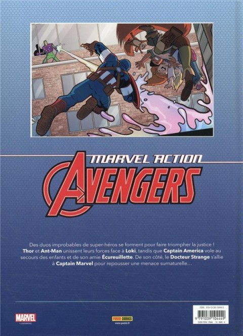 Verso de l'album Marvel Action : Avengers 5 Journée de repos ?
