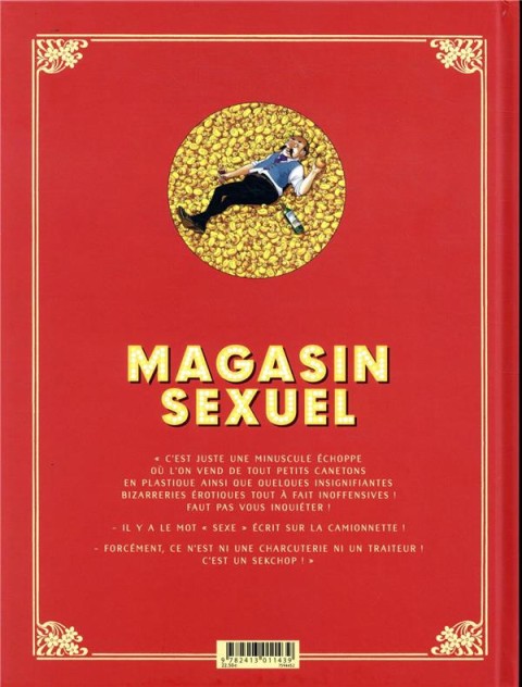 Verso de l'album Magasin Sexuel