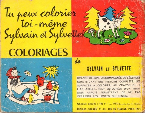 Verso de l'album Sylvain et Sylvette Tome 12 Colères et joies de l'éléphant bouboule