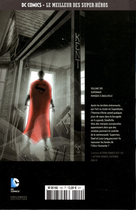 Verso de l'album DC Comics - Le Meilleur des Super-Héros Superman Tome 109 Superman - Panique à Smallville