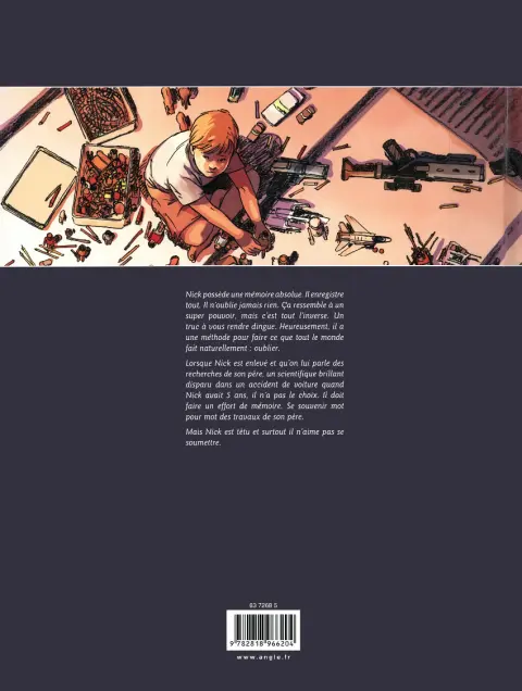 Verso de l'album De Mémoire