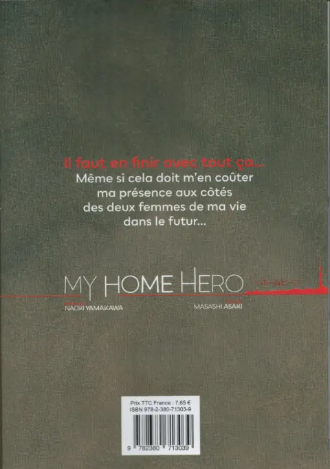 Verso de l'album My Home Hero 14